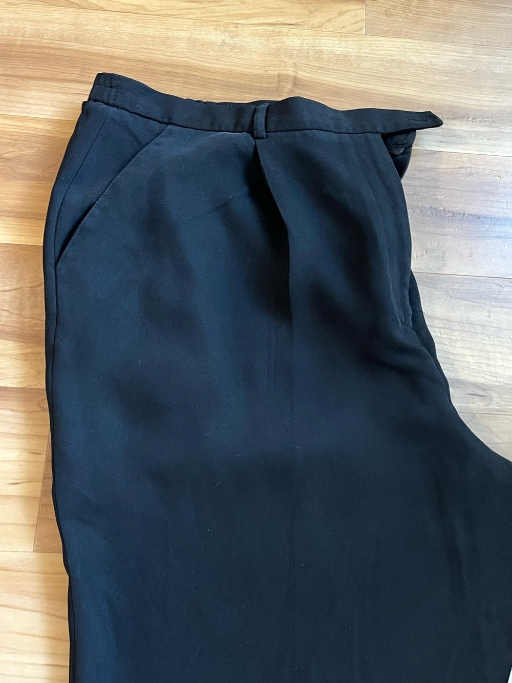 Style & Co Black Dress Pants 18W Elastic Waist Straight Leg Work Career - Picture 7 of 11